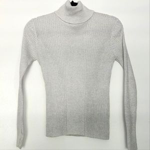 Valerie Stevens Womens turtleneck With Metalic Stitching